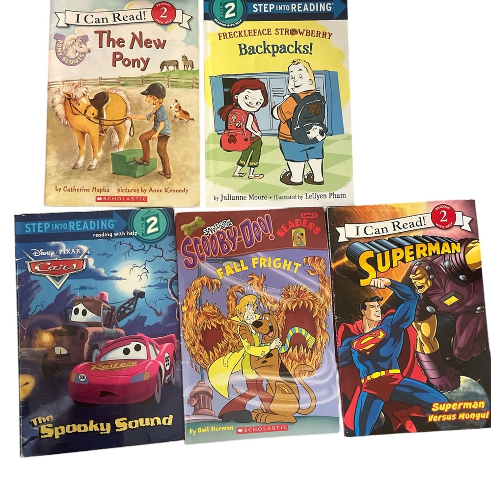 Children's Book Set - I Can Read and Step into Reading-Level 2